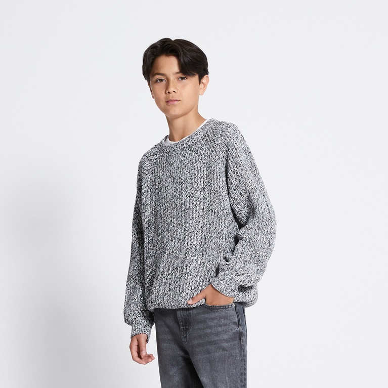 Knit sweater "Rob star" Black